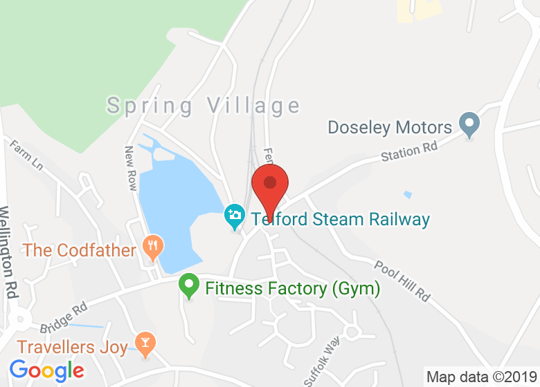 Map showing event location