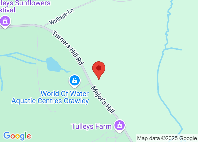 Map showing location of Walkies Secure Field