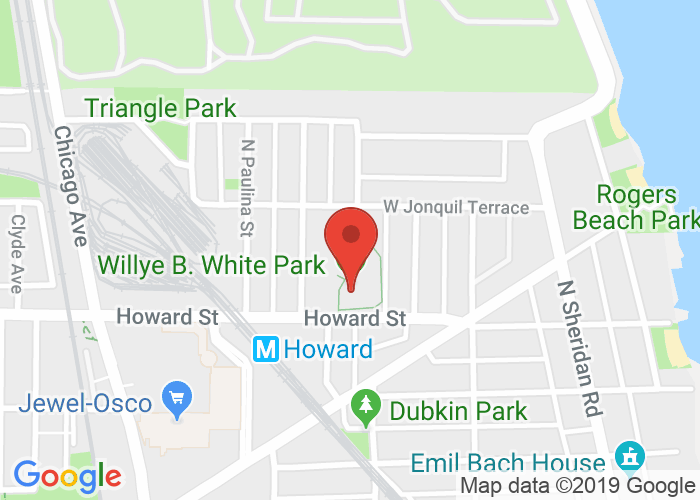 Map showing event location