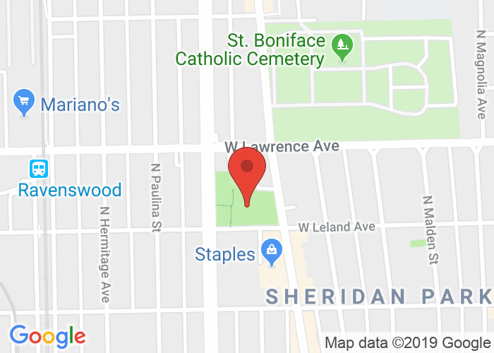 Map showing event location