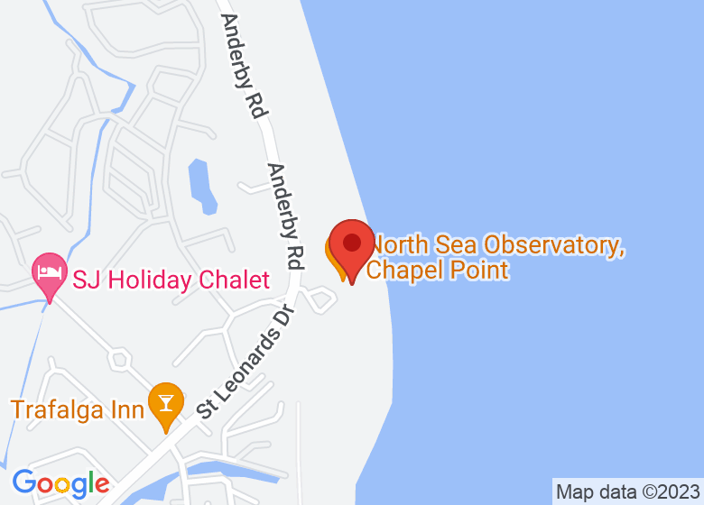Map showing location of Seascape Cafe