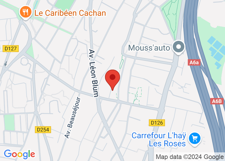 Carte montrant l'emplacement de DÉPART