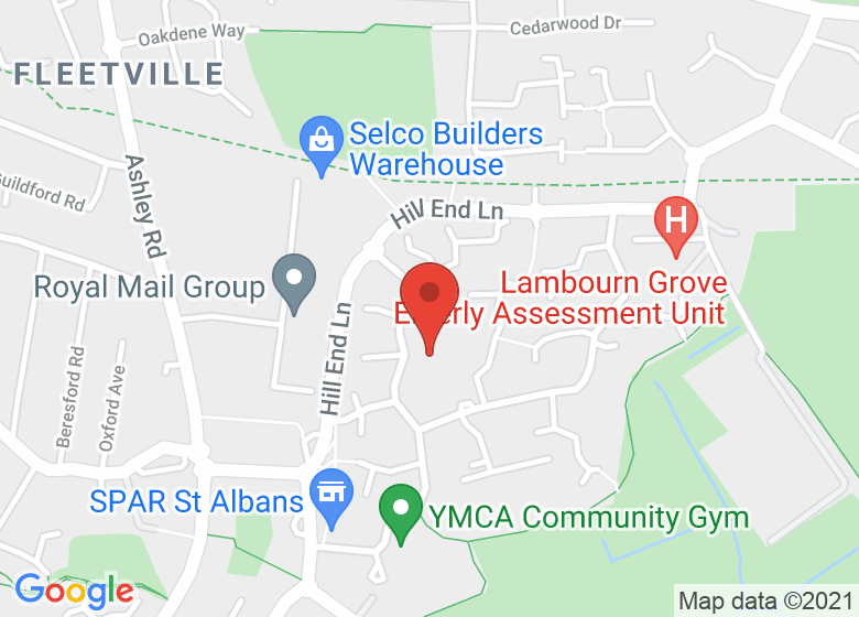 Map showing location of Trestle Arts Base
