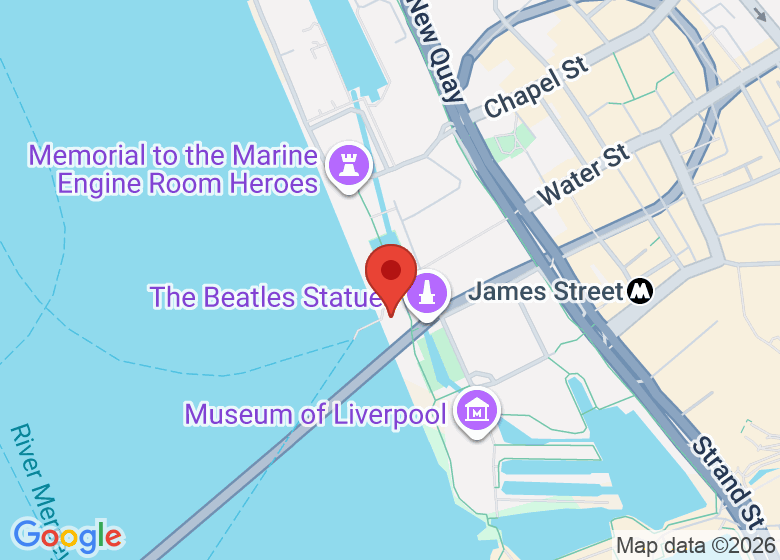 Mapa przedstawiająca lokalizację Pier Head
