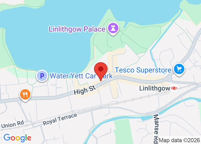 Map showing location of Linlithgow Community Development Trust