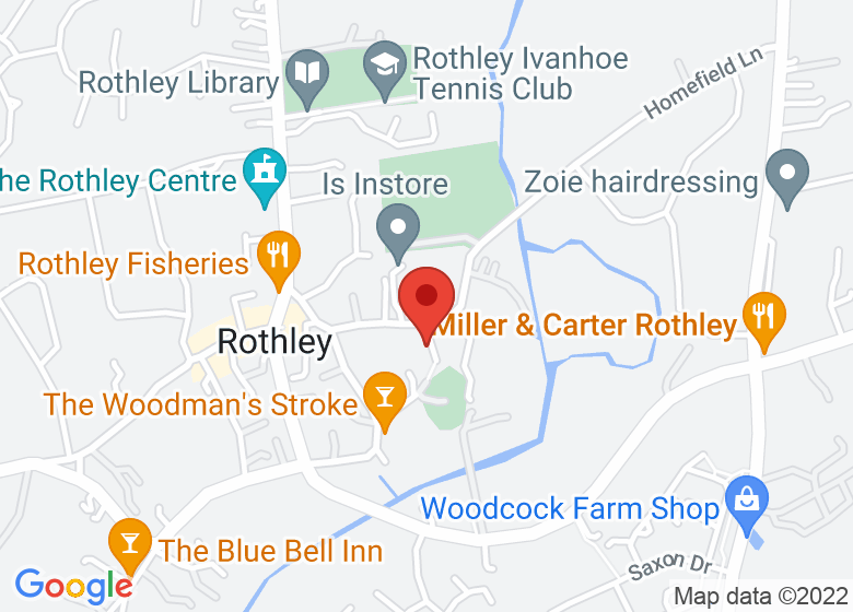 Map showing location of The Old School Rooms
