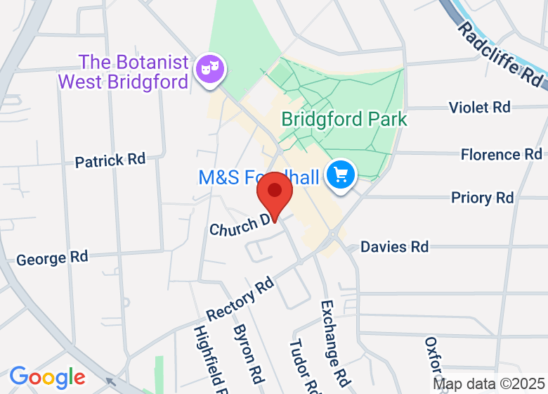 Map showing location of Lutterell Hall