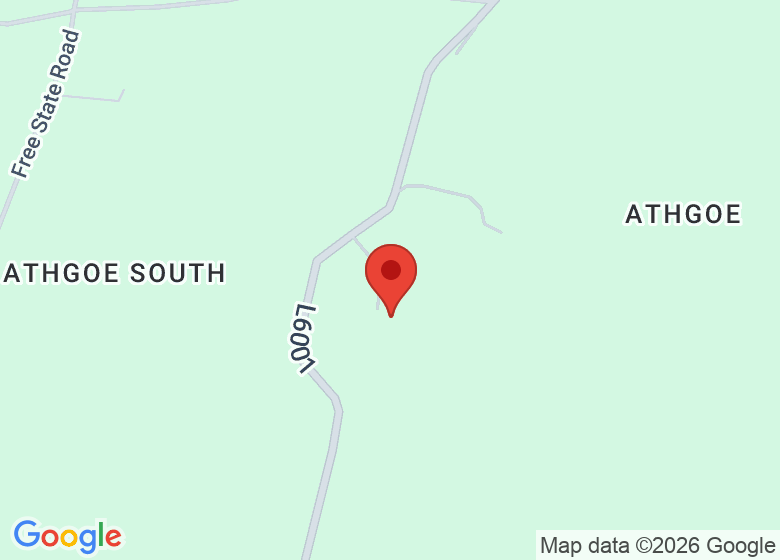 Map showing location of Athgoe Castle
