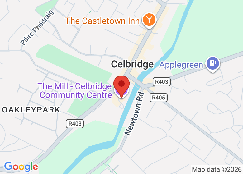 Map showing location of The Mill - Celbridge Community Centre