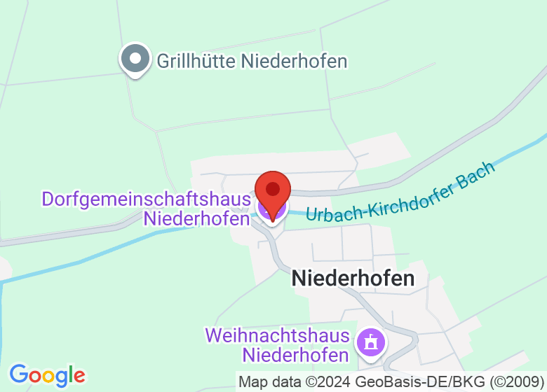 Map showing event location