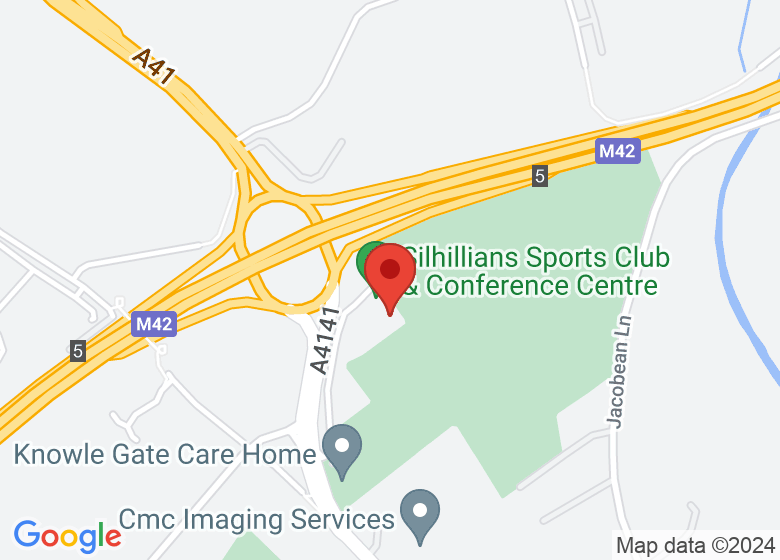 Map showing location of Silhillians Sports Club & Conference Centre