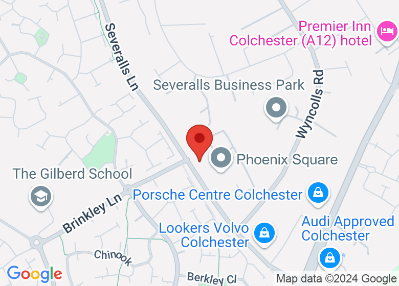 Map showing location of Bodyworks Physiotherapy Clinic