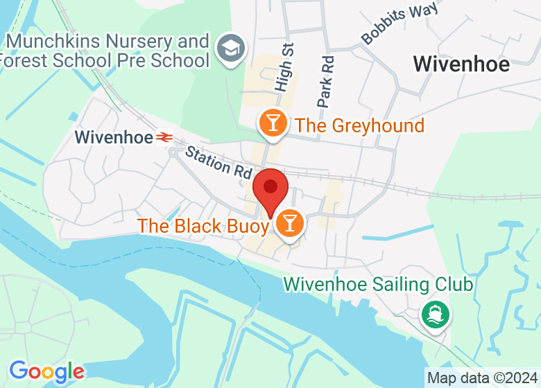 Map showing location of St Mary's Church