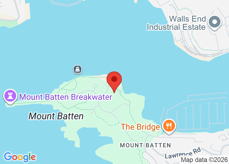 Map showing location of In Deep Dive Centre