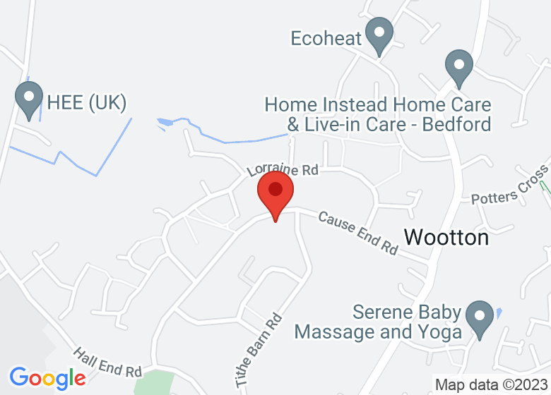 Map showing location of Wootton Methodist Church