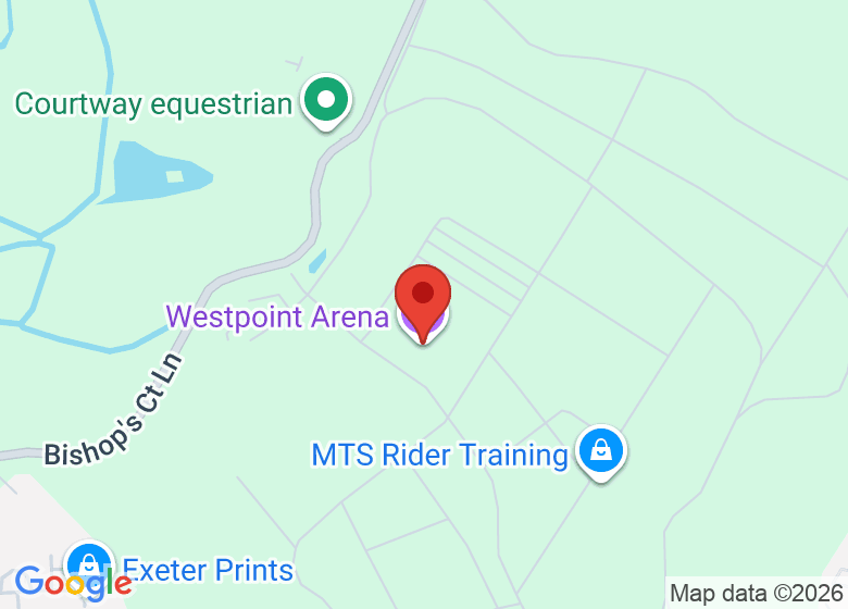 Map showing location of Westpoint Arena