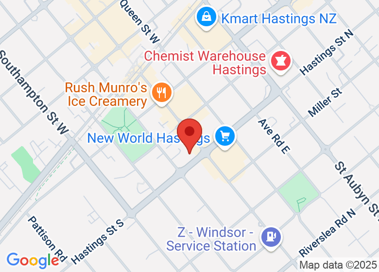 Map showing location of Toitoi: Hawke's Bay Arts & Events Centre