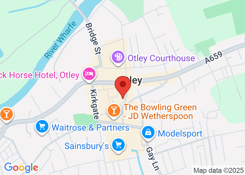 Map showing location of Sancta Bookshop Cafe