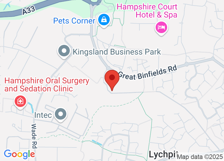 Map showing location of The Open Practice