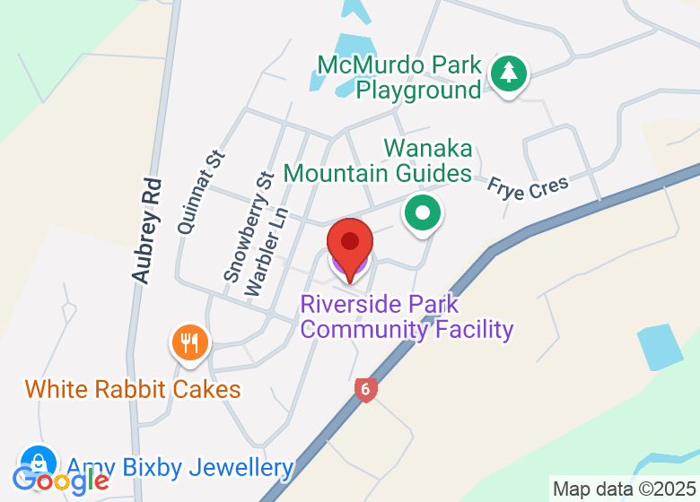 Map showing location of Riverside Park Community Facility