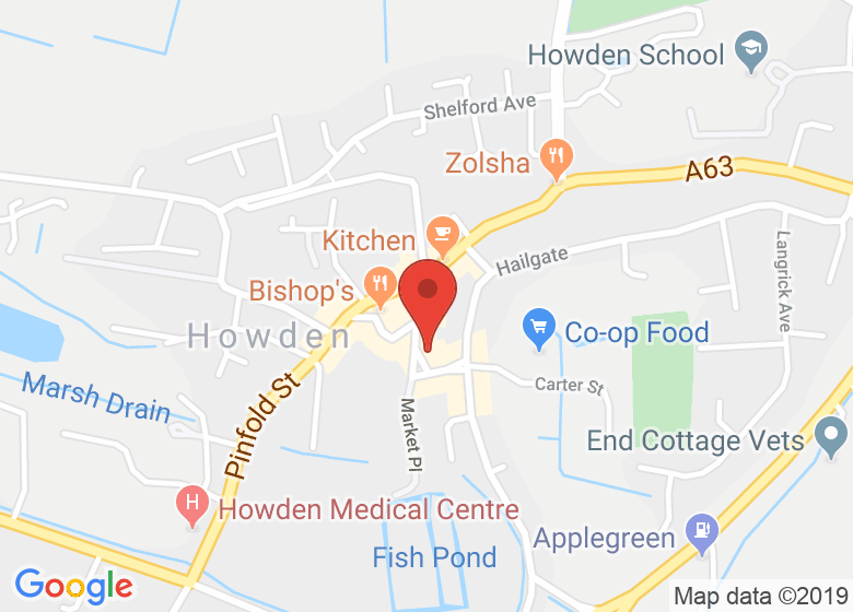 Map showing location of The Shire Hall Trust