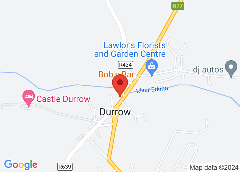 Map showing location of Bob's Bar