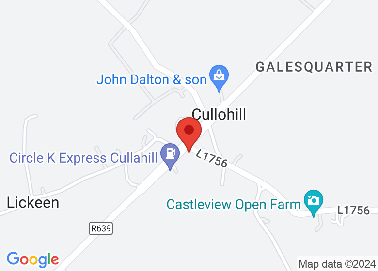Map showing location of Cullohill Community Centre