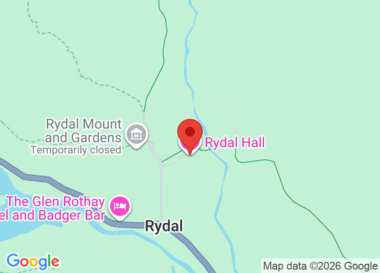 Map showing location of Rydal Hall Ltd