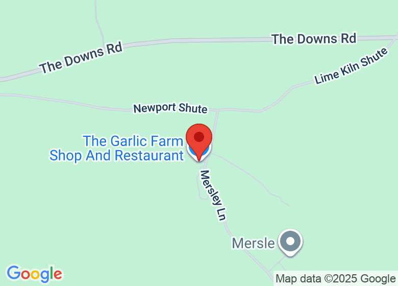 Map showing location of The Garlic Farm Shop And Restaurant