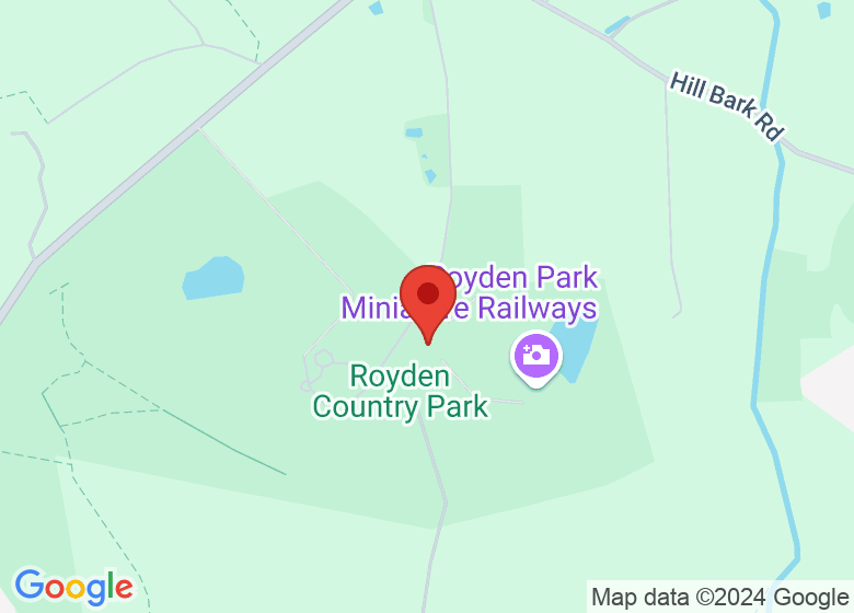Map showing location of Royden Park Main Car Park