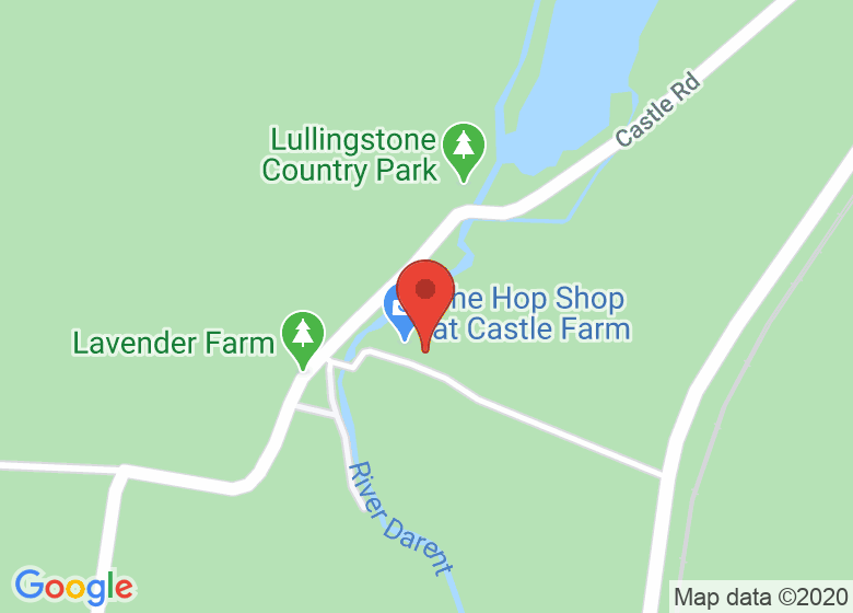 Map showing location of Castle Farm
