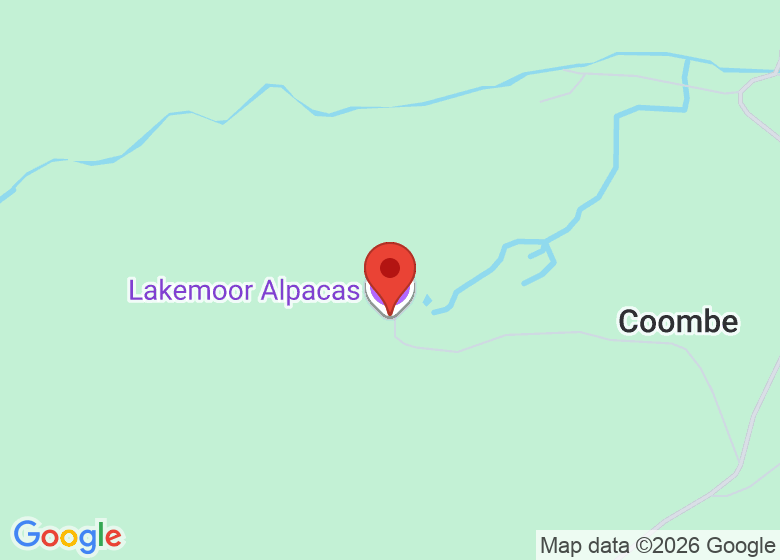 Map showing location of Lakemoor Alpacas
