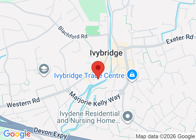 Map showing location of Ivybridge Brewing Company