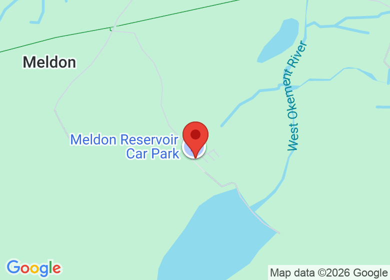 Map showing location of Meldon Reservoir
