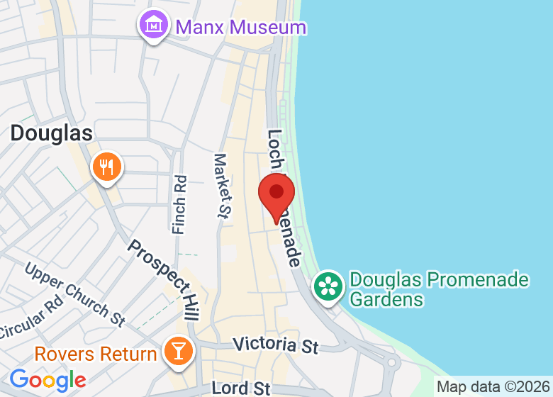 Map showing location of PromSpace