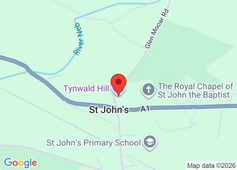 Map showing location of Tynwald Hill