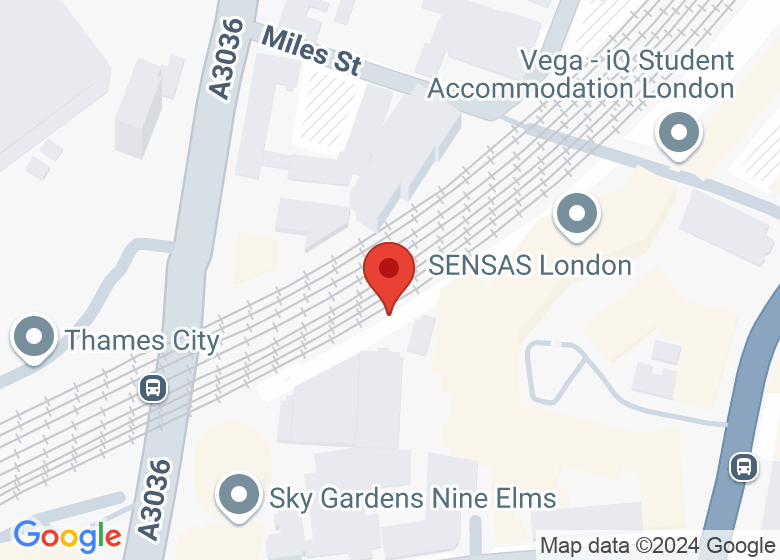 Map showing event location