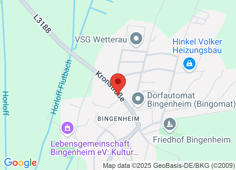 Map showing location of Bingenheimer Saatgut AG - Ökologisches Saatgut