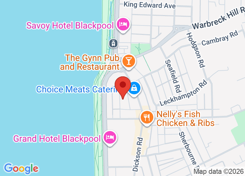 Map showing location of Hope Spiritual Centre