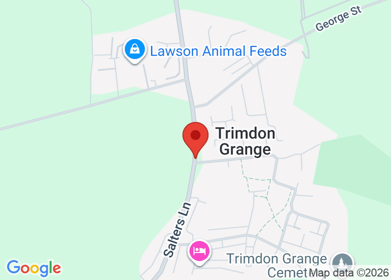 Map showing location of Trimdon Grange Community Centre