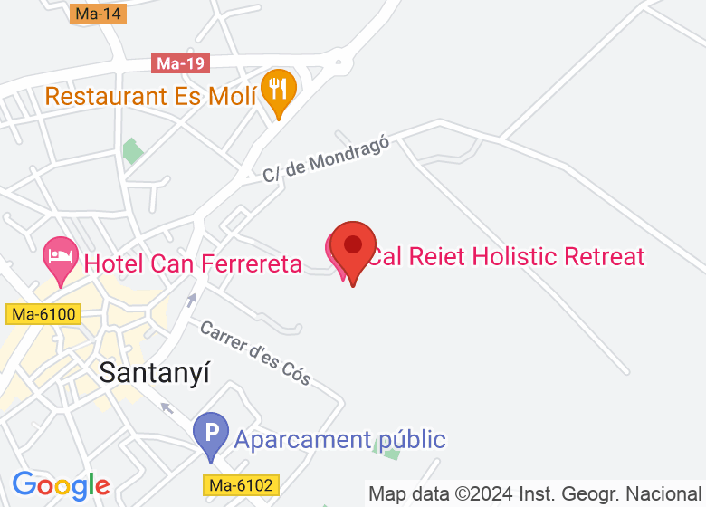 Map showing event location