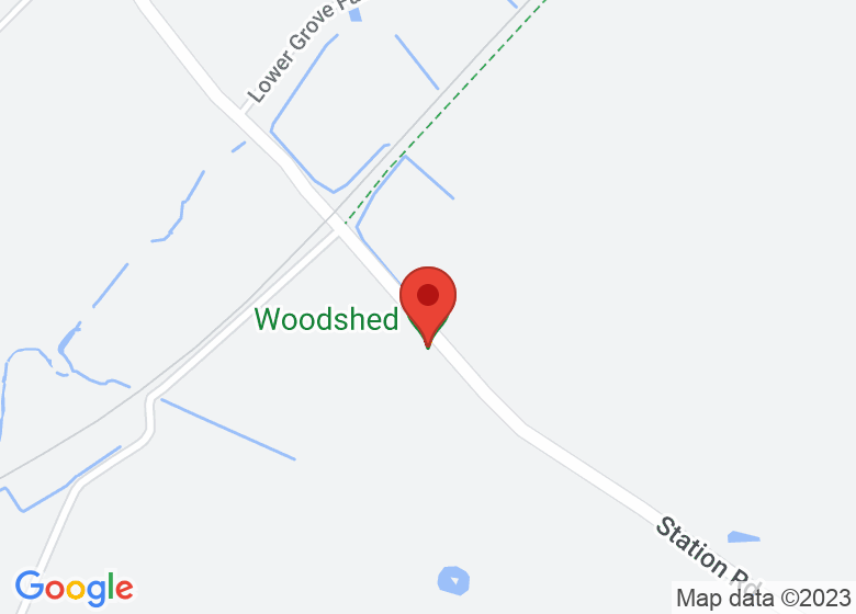 Map showing location of Woodshed Ltd