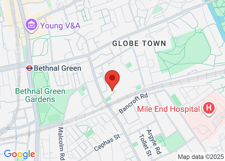 Map showing location of Morpeth Secondary School