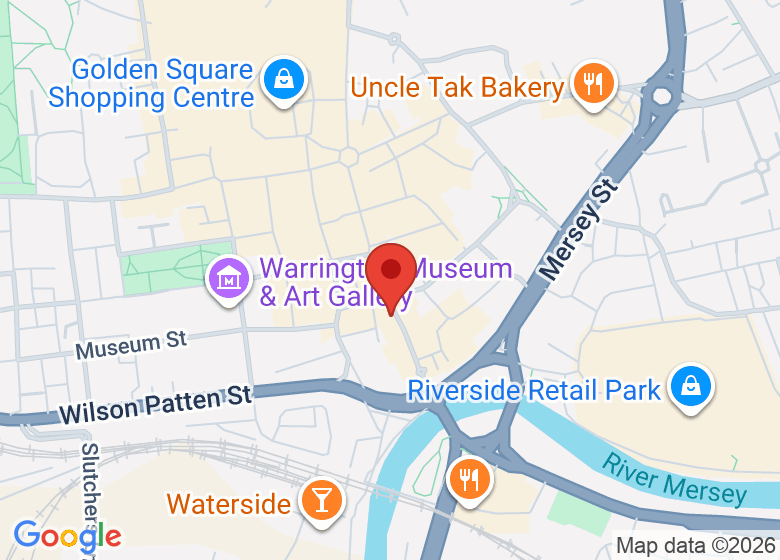 Map showing location of Dead Eyes Cocktail Bar
