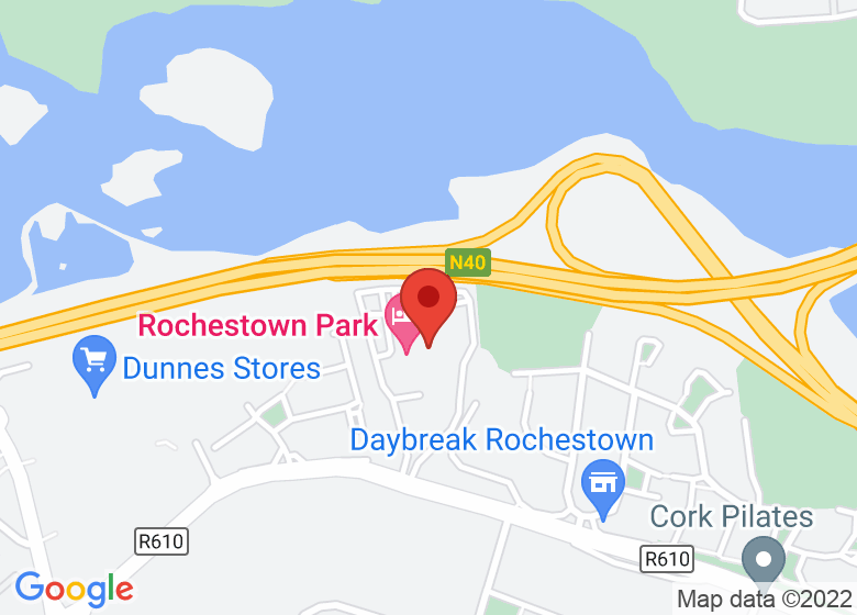 Map showing location of Rochestown Park Hotel