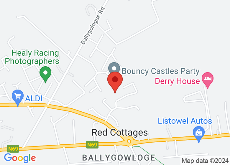 Map showing location of Listowel Family Resource Centre
