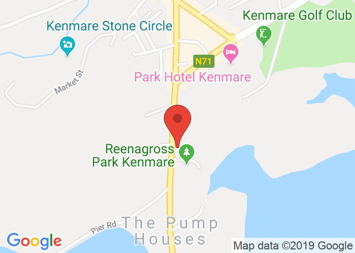 Map showing event location