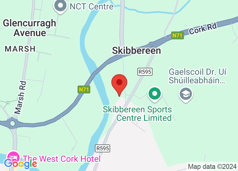 Map showing location of Skibbereen Community & Family Resource Centre