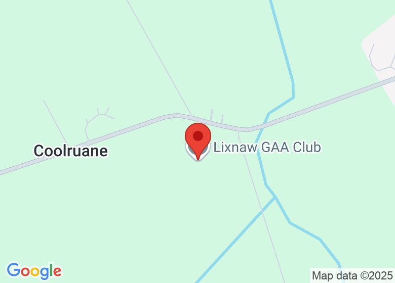 Map showing location of Lixnaw GAA Club
