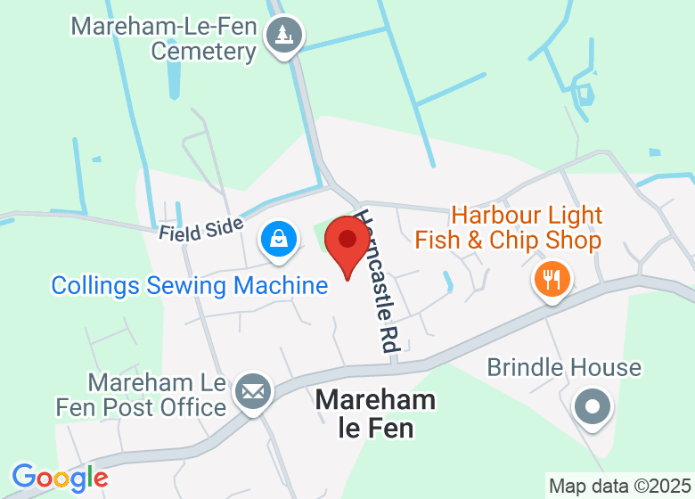 Map showing location of Mareham-Le-Fen Community Centre